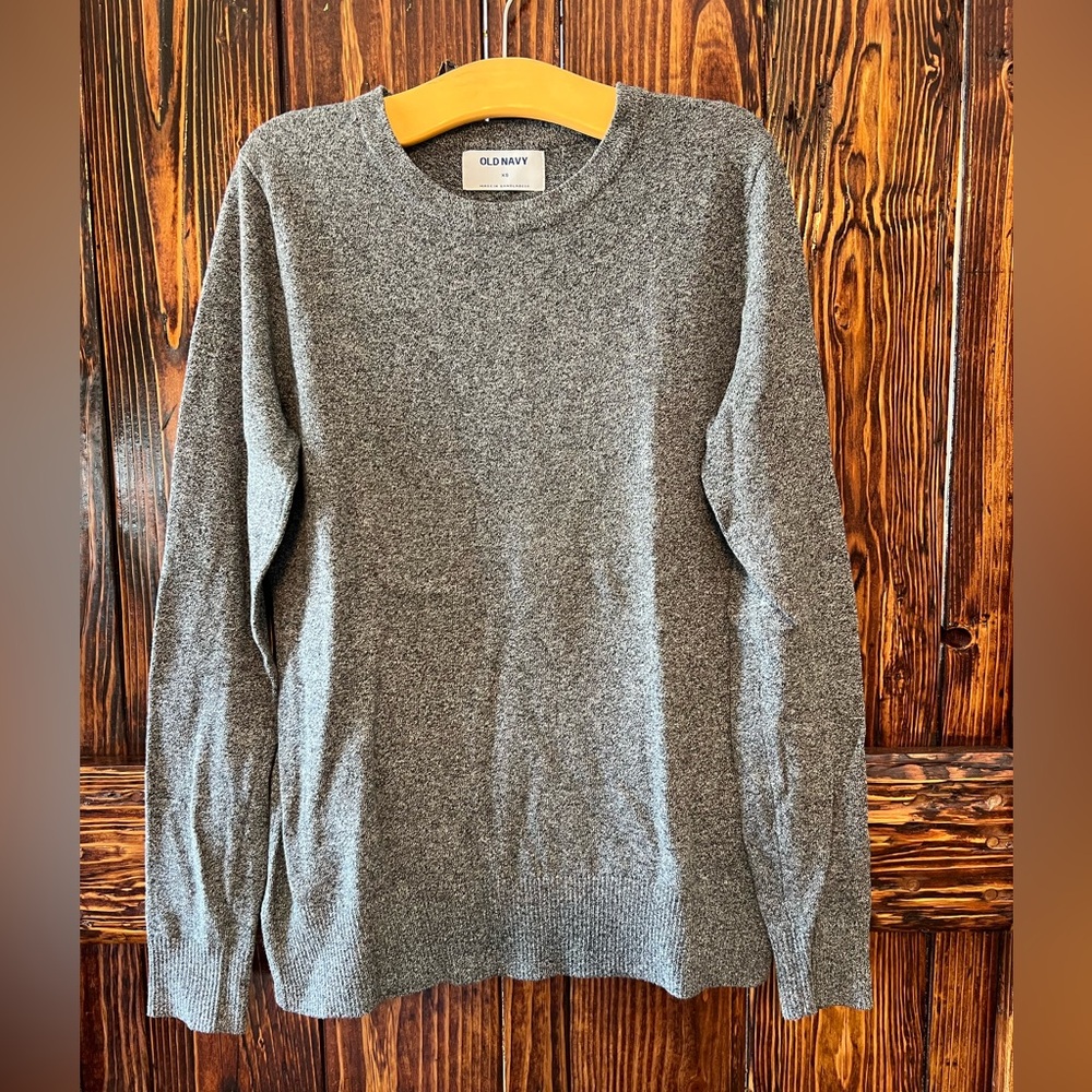 Old Navy, gray sweater, XS, layer